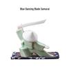 Ceramic Swordsman Incense Holder: Creative Sword-Dancing Ornament & Stick Burner Base