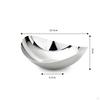 Polished Stainless Steel Serving Bowl | Deep wide opening, Smooth simple to clean Surface, Curved