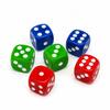 Set mit 6 bunten Acryl-Würfeln 1,8 cm – Brettspielwürfel, Kompaktes Format, Bunte Würfel für Brettspiele