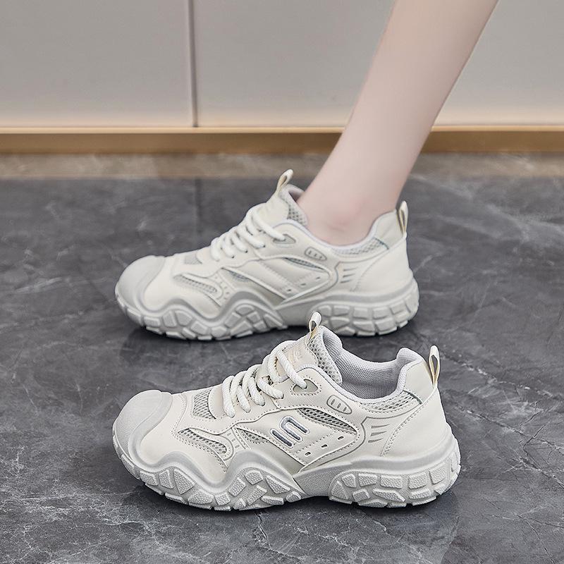 

Women s Cross-Border Running Shoes: Lightweight, Shock-Absorbing, Non-Slip, Breathable Hiking Shoes for Autumn 2025 37 бежевый