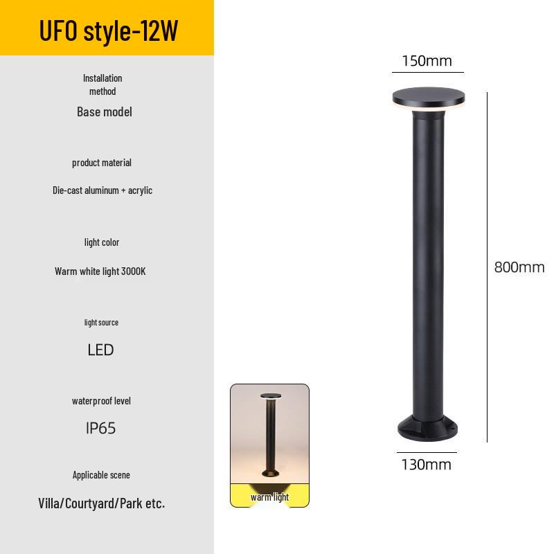 Solar Waterproof Garden Lights - Ground Inserted, Outdoor Courtyard Atmosphere, 24V/220V