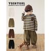 Yoyou Boys' Retro Corduroy Carrot Pants