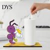 Housewarming Gift for Friend Paper Towel Holder, Cute Cartoon Ant Design, Sturdy Wooden Pastoral Style Tabletop Accessory Vertical Roll Dispenser