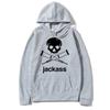 Jackass Logo Grafik Aufdruck Schwarzer Hoodie Streetwear Herren Oversize Lässiger Pullover Mode Herren Damen Vintage Lockerer Hoodie