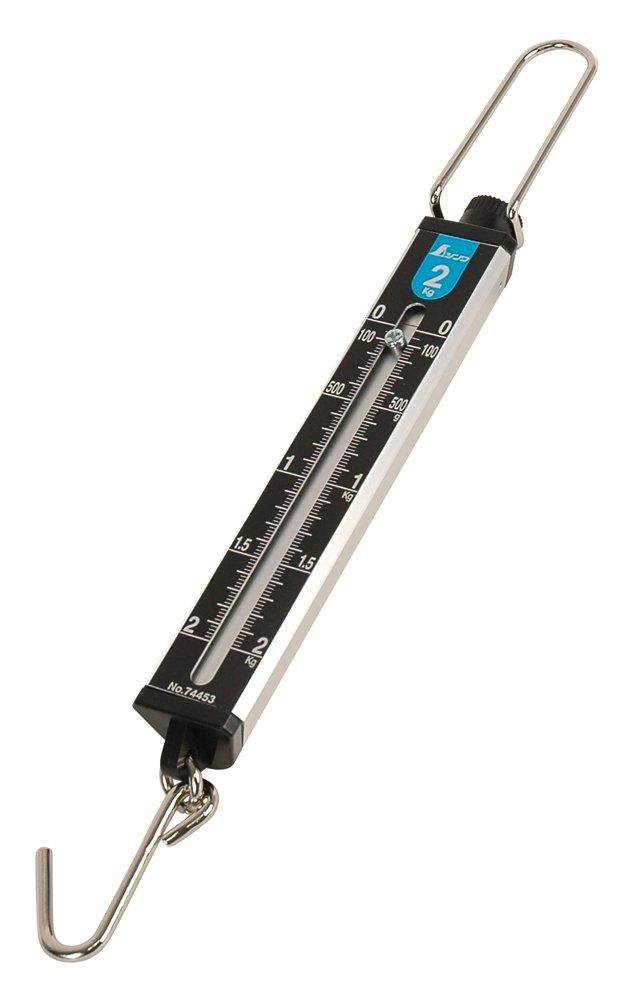 

Shinwa Sokutei Hand Scale 2kg Flat Scale Plate 74453 чорний