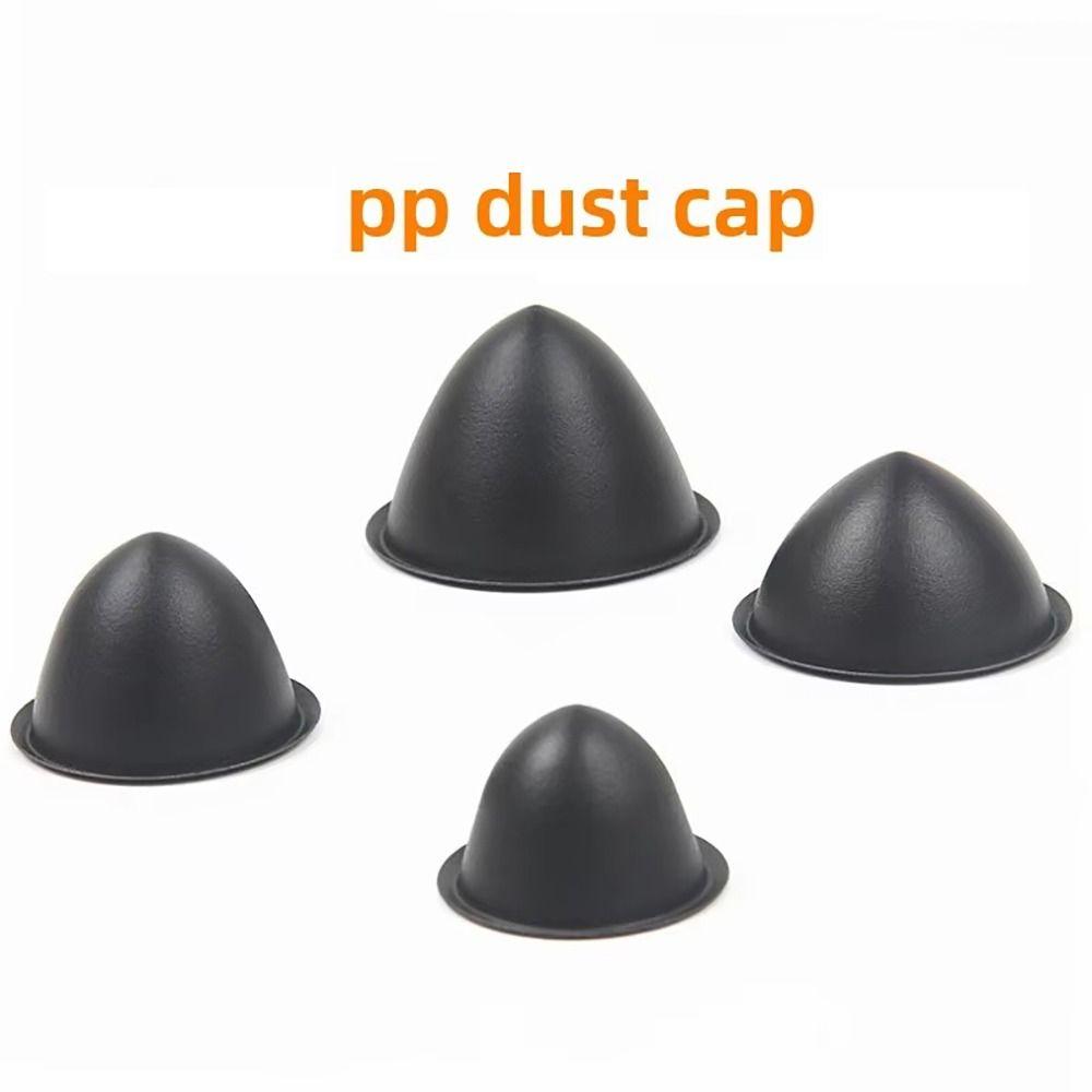 1/4Pcs Durable 35/40/45/50mm Speaker Dust Cover Black Tip Coned Dust Caps PP Protective Sleeve Speaker Repair Parts Accessories