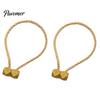 Wall Damage Free Tiebacks 1 Pair Magnetic Curtain Tiebacks, Twisted Rope Holdbacks, Window Treatment Simple Decorative Draperies Holders for