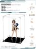 COOLTAKU Figure UV Cut Magnetic Front Assembly Stain Includes Gloves and Cleaning Figure Interior Dimensions 20 x Depth 20 x Height Black Case,