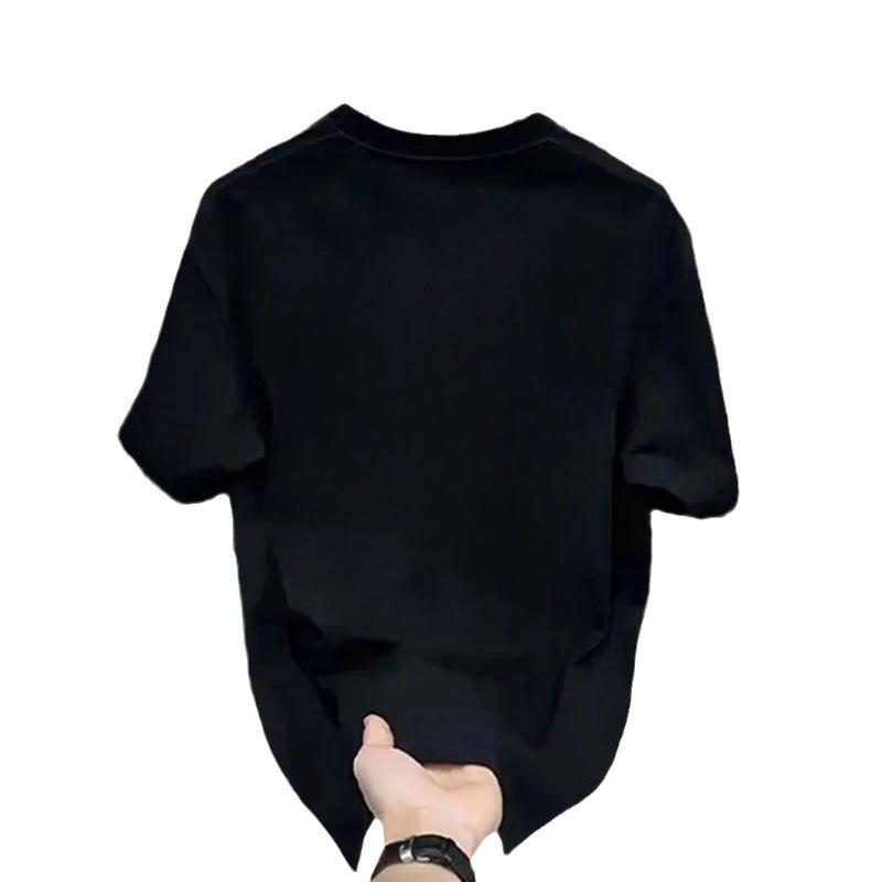 Spring/Summer 2025 Chinese Style Streetwear: Men's Plum Blossom Print Short Sleeve T-Shirt