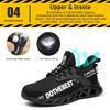 Scarpe antinfortunistiche antiperforazione con puntale in acciaio Scarpe da lavoro Uomo Donna Stivali da lavoro di sicurezza leggeri Traspiranti Scarpe di sicurezza sportive Unise