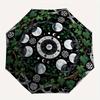 Full Moon Phases Mandala Umbrella, Portable 3-Fold Umbrella for Men & Women,Christmas Gift ES344