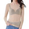 Women See-through Long Sleeve Seamless Arm Shaper Top - PR