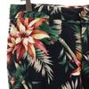 URBAN RESEARCH Made in Japan Linen Blend Aloha Pattern Shorts M Black Men's Used
