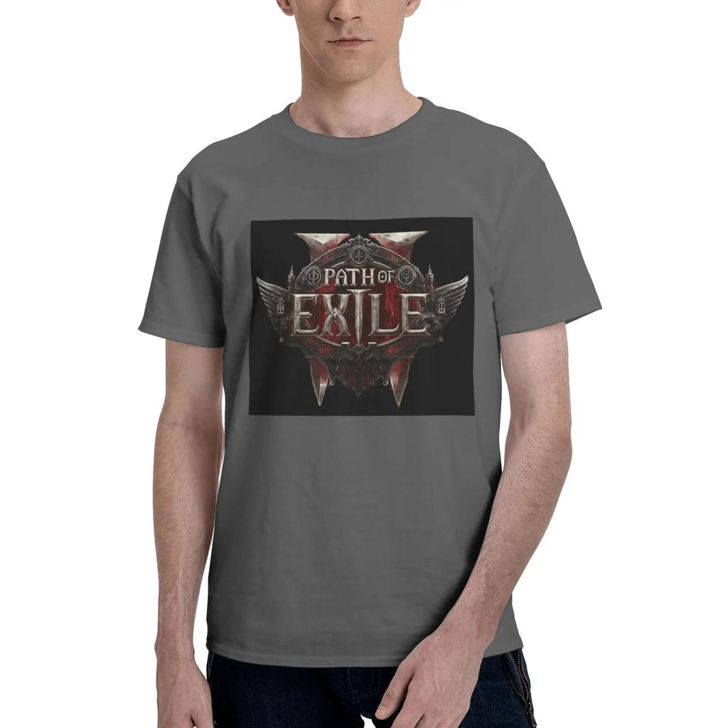 Path of Exile 2 100 Cotton TShirt Mens Fashion T Shirts Men Round Neck Short Sleeve S6XL