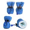 4Pcs Anti-Scratch Pet Dog Shoes with Reflective Trim Strong Grip Antiskid Puppy Shoes Wear-Resistant Does Not Fall Off