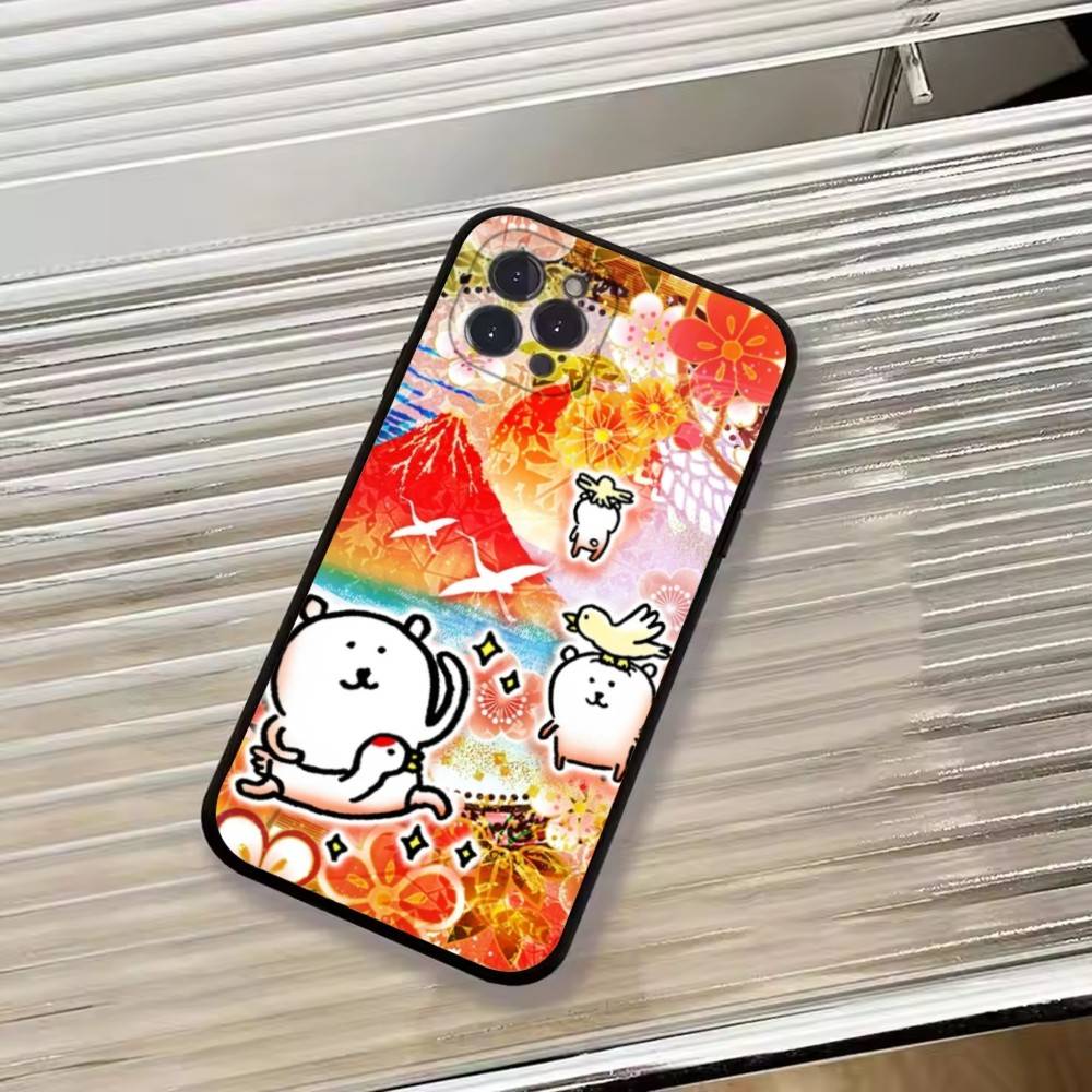 Funny Cartoon J-Joke B-Bear Phone Case For iPhone 17, 16,15,14,13,12,11 Plus,Pro Max, Others Soft Black Cover