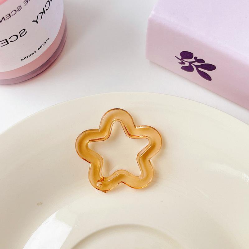 Transparent Acrylic Star Charm for Earrings, Phone Cases, and Keychains