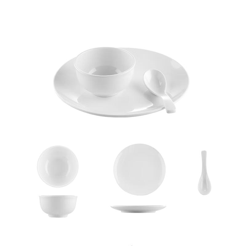 FISDDIS A5 Melamine Dinner Plate Sets