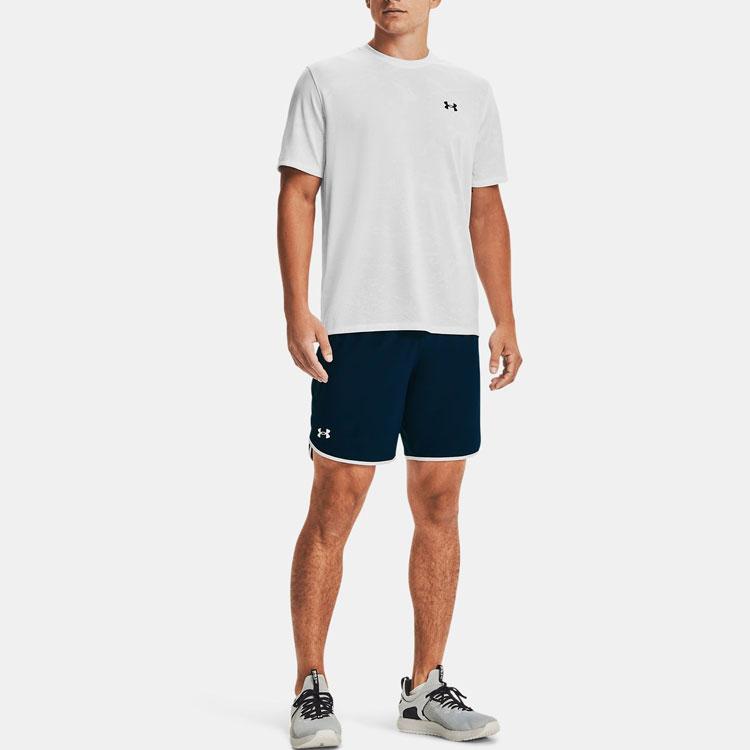 Under Armour Woven Series Breathable Training Shorts Men shorts Academy-Blue 1361435-408