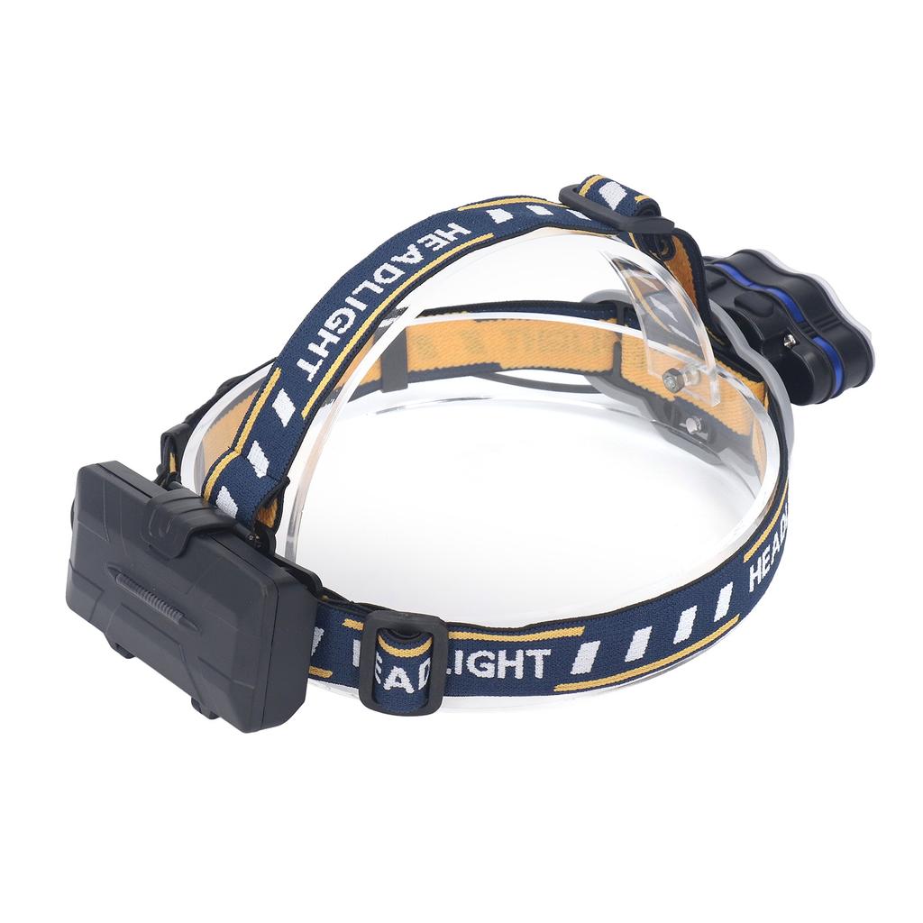 7 Core Headlight Long Range USB Rechargeable Headlamp Outdoor Work Light IPX4 Waterproof Built In Ba