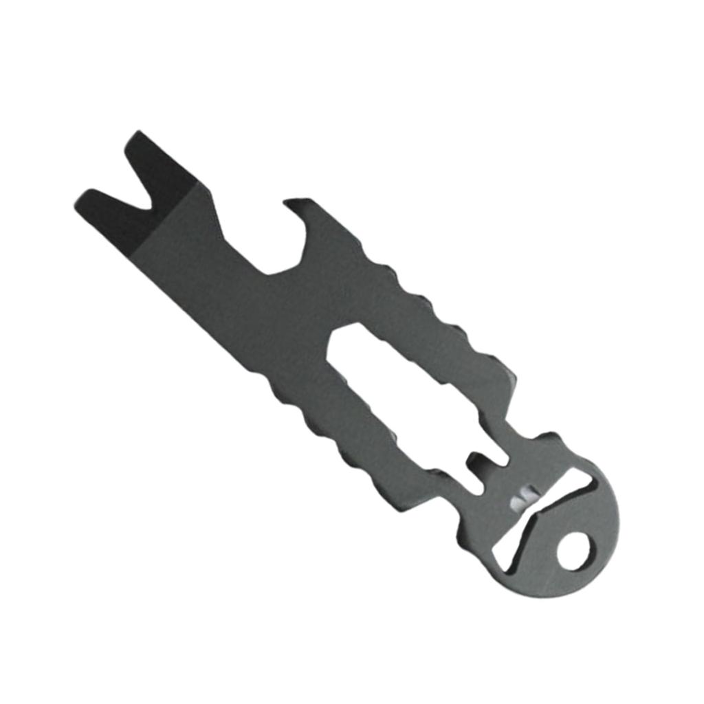 Multifunction Stainless Steels Pry Bar Tool Survival Tool, Multipurpose Crowbars Tool Bottle Opener Outdoor Camping Tool