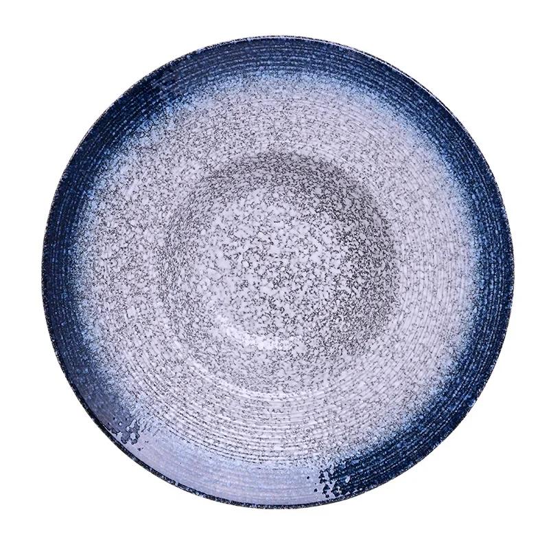 Straw hat plate,  western plate, Japanese plate, retro foreign trade ceramic tableware, salad  dessert .