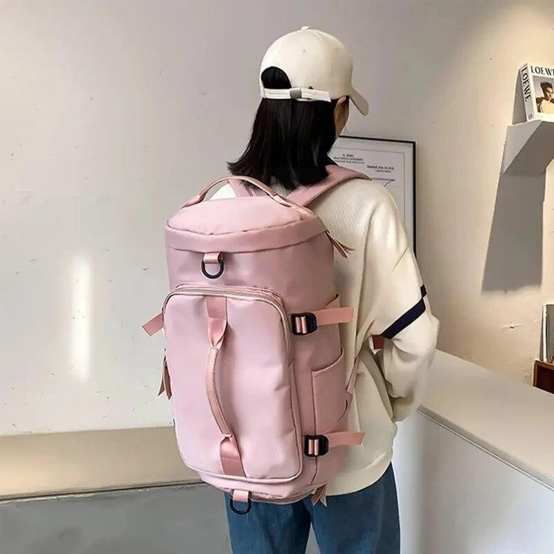 Rilibegan Outdoor Rucksäcke Wasserdicht Sport Reise Rucksack Fitness Rucksack Großes Fassungsvermögen Reisetasche Schuhfach Rucksäcke