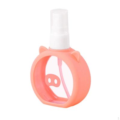 Mini Spray Bottle Cosmetics Separate 55ml Clear Leak Proof Durable Silicone Travel