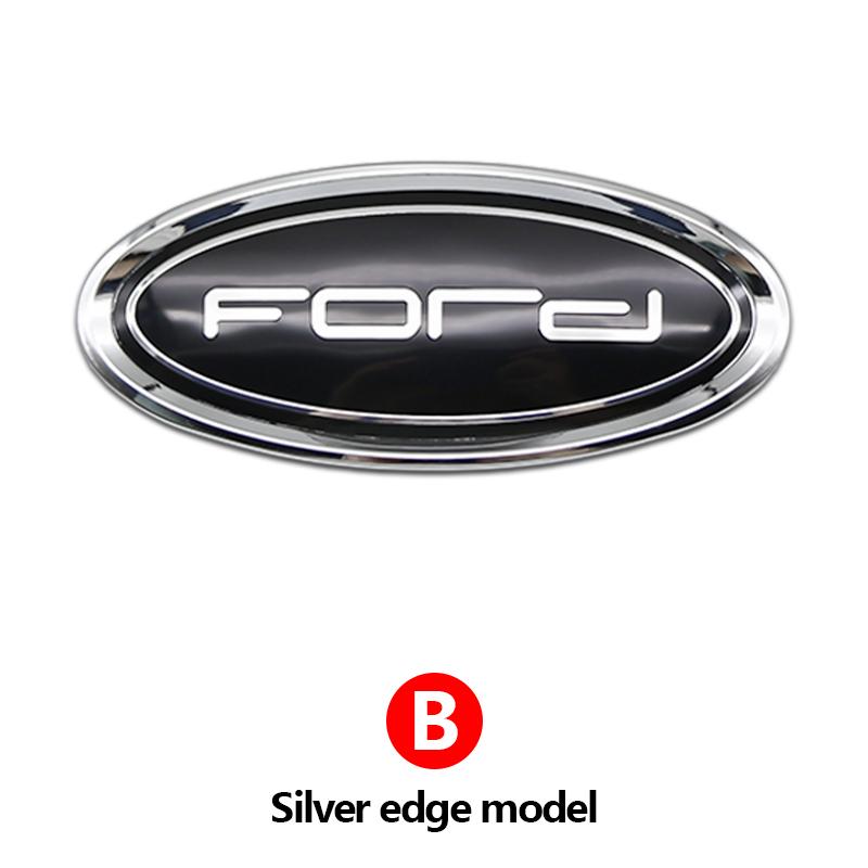 Auto Replacement Parts 9.5cm 11.5cm 13cm ABS Front Hood Rear Trunk Emblem Badge For Ford Focus Mondeo Ranger Fiesta Escape Kuga