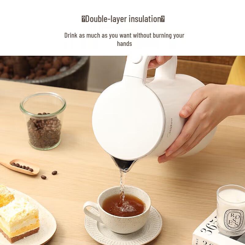 Midea 316L Stainless Steel Electric Kettle CN plug (adapter included)