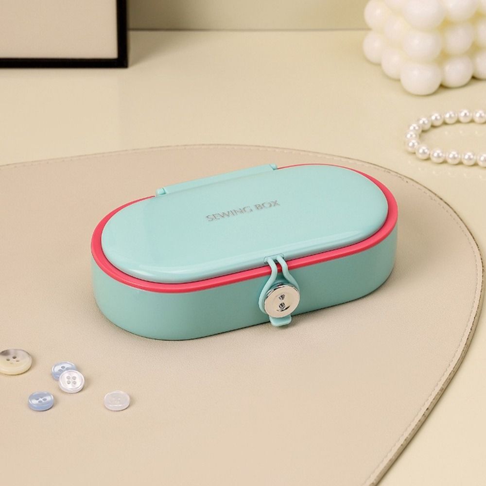 DIY Sewing Kit with Sewing Box 16 Thread Colors Multifunctional Needle and Thread Kit DIY Apparel Sewing Supplies