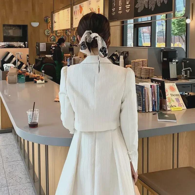 Women's Spring French-Style Cheongsam Two-Piece Dress with Suspender Top