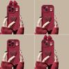 Japan and South Korea ins princess style applicable Apple 17PM mobile phone case iPhone16 love bow 15 new 14PRO
