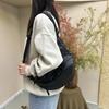 Customized Waterproof Leather Film Messenger Bag 2025 New Fashionable and Popular Large-capacity Casual Dumpling Bag Women's Messenger Bag