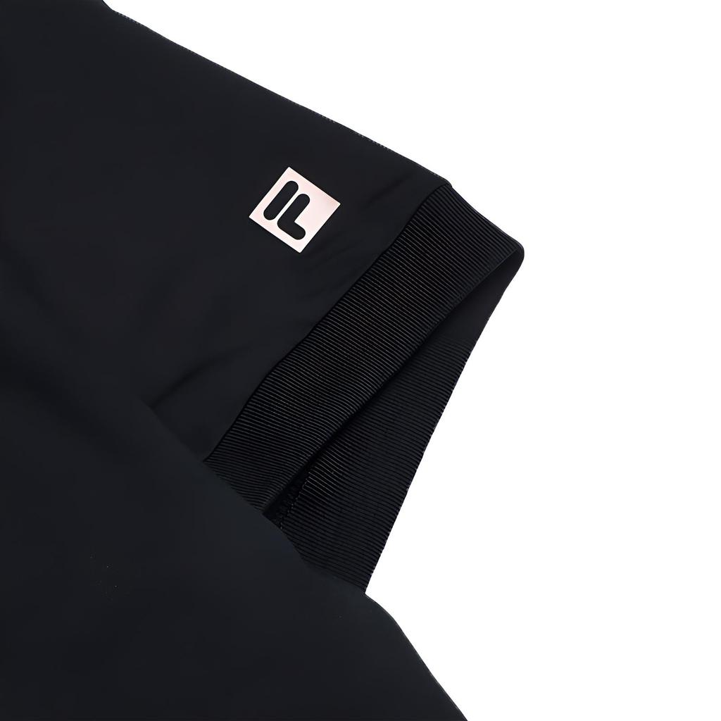 Fila Fitness Loose Comfortable Simple Breathable Regular T-Shirt Women Tops Deep-Black A11W521107FBK