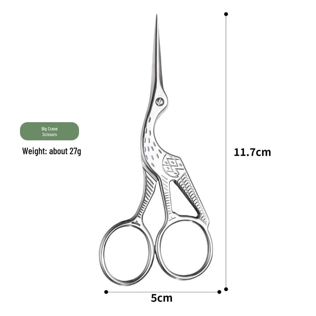Eyebrow & Nose Hair Trimmer, Round Head Stainless Steel Scissors, Nail Clippers, and Dead Skin Beauty Tools