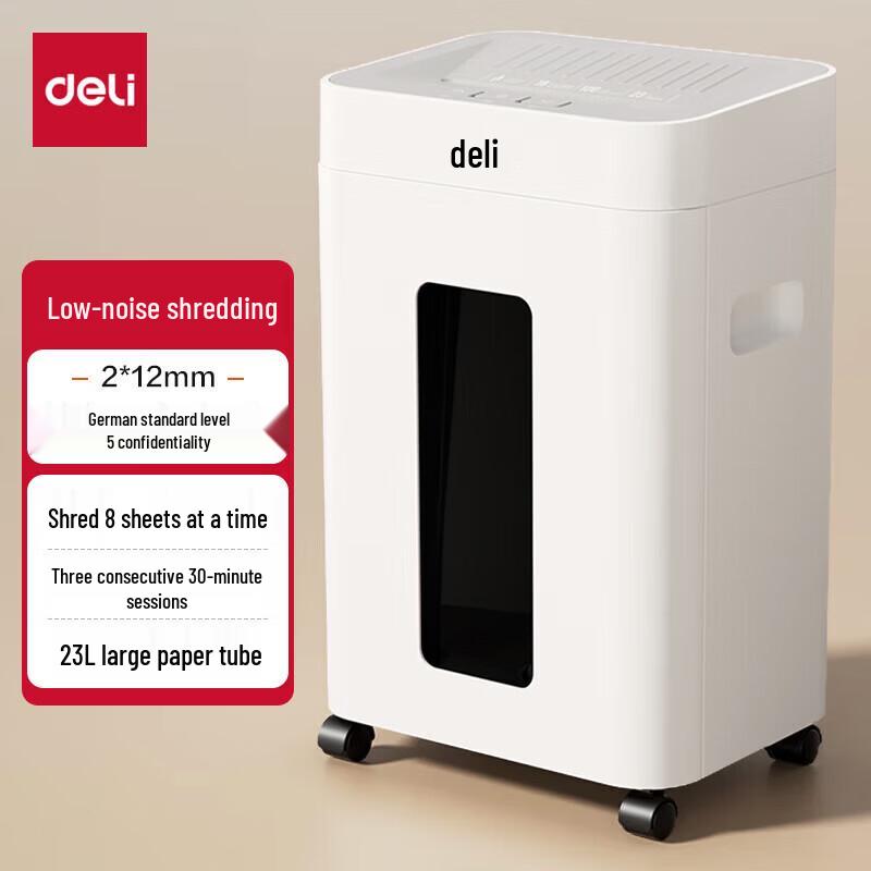 Deli Office & Home Paper Shredder CN plug (adapter included)
