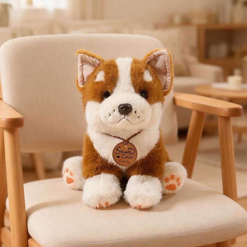 Corgi Peluche Cane Bambola Cuscino Cuore Sedere, Kawaii Carino Morbido Soffice Peluche Animale Giocattolo Per Bambini Regalo di Compleanno