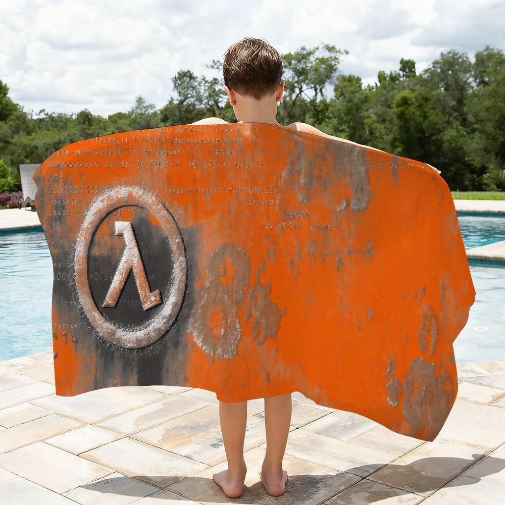Vedio Game H-Half-Life Towel Quick Drying Beach Towels Are Suitable For Swimming Pools Camping Yoga And The Gym