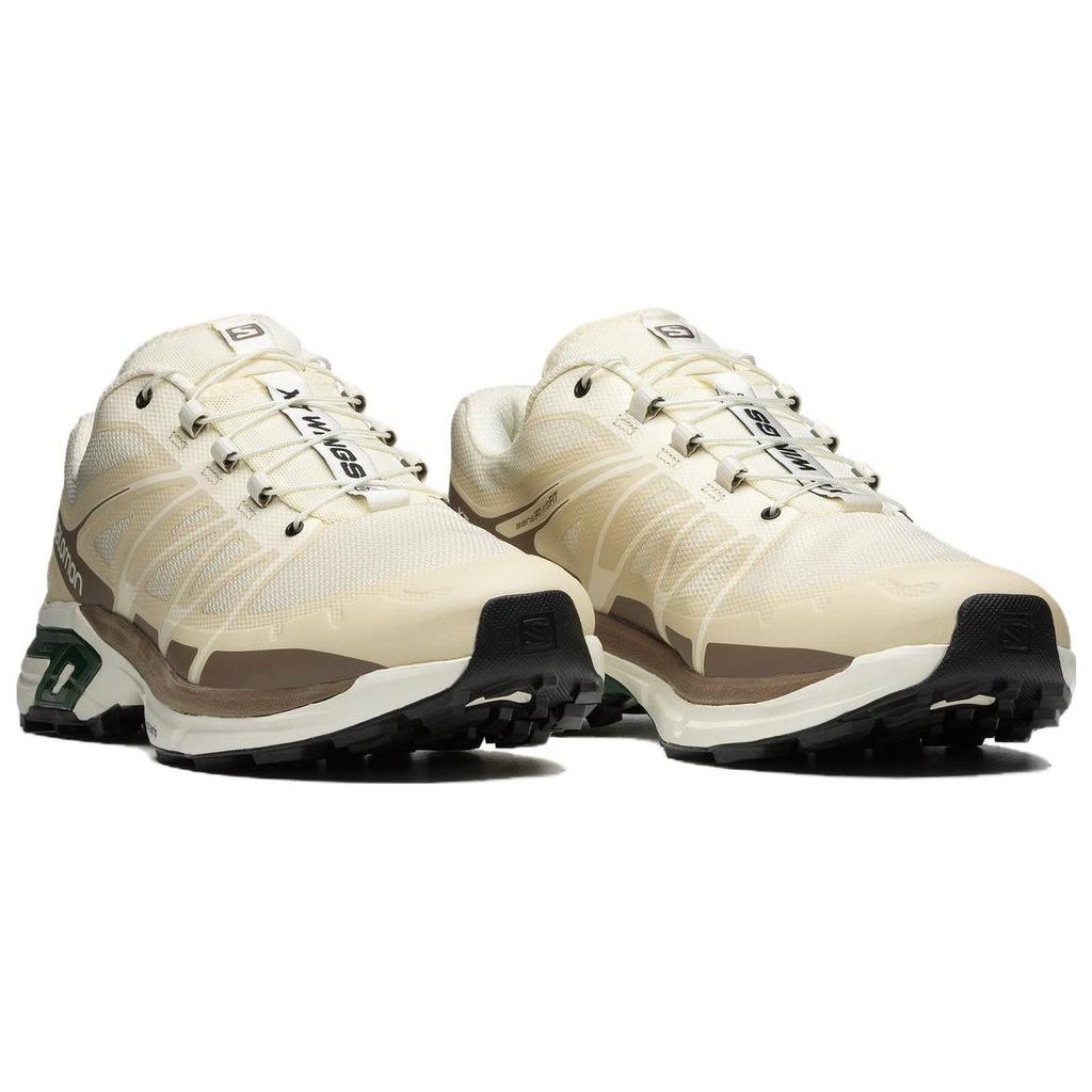 Salomon Xt-Wings 2 Round Toe Comfortable Breathable Low-Top Outdoor Functional Shoes Men Shoes Vanilla 472878