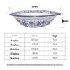 Retro Blue & White Lotus Soup Bowl - Large Ceramic Chinese-Style Bowl for Mao Xue Wang & Pickled Fish