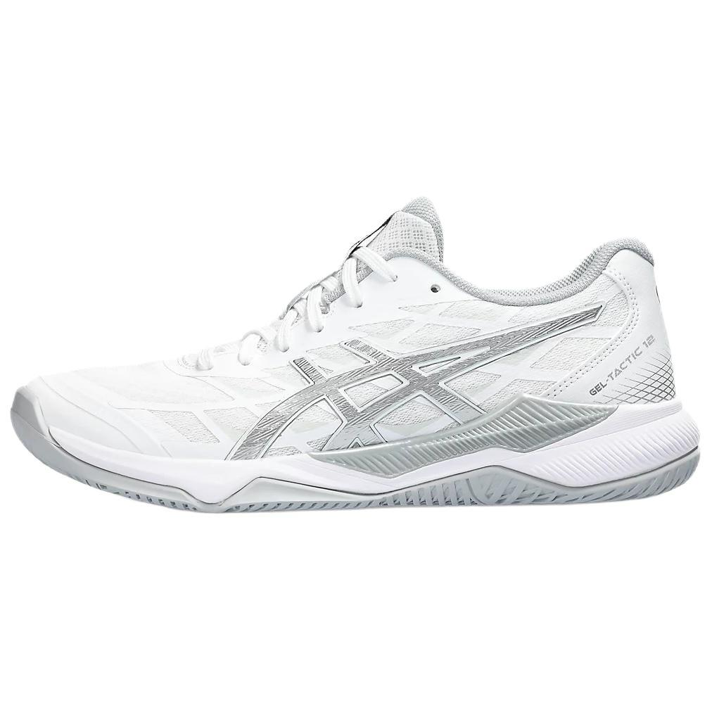 (WMNS) ASICS Gel Tactic 12 White Pure Silver Women s 1072A092-100 EU 42
