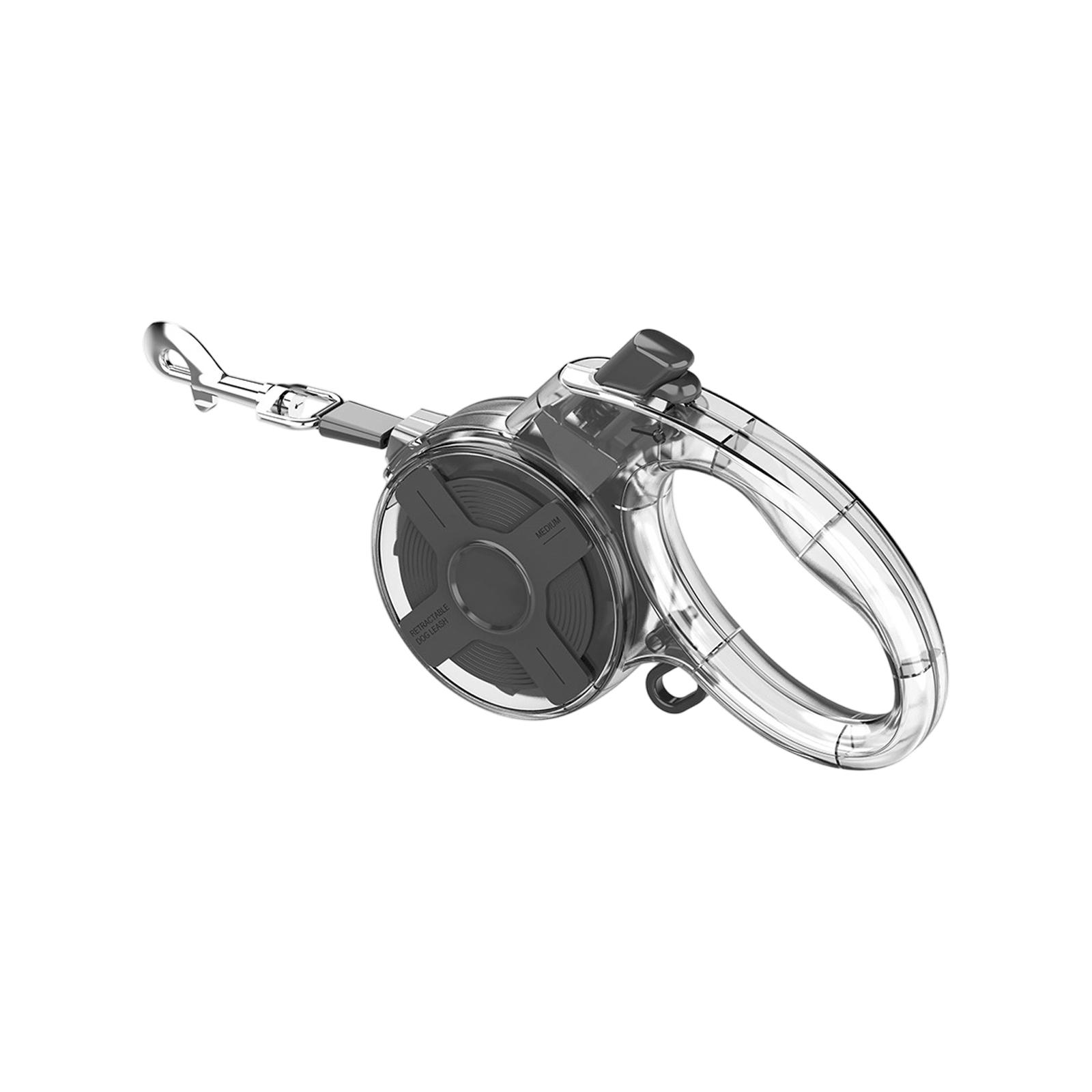 

Parji 4 Meter Retractable Dog Leash Automatic Extendable Pet Lead for Small and Medium Dogs Durable Compact Design one size чёрный