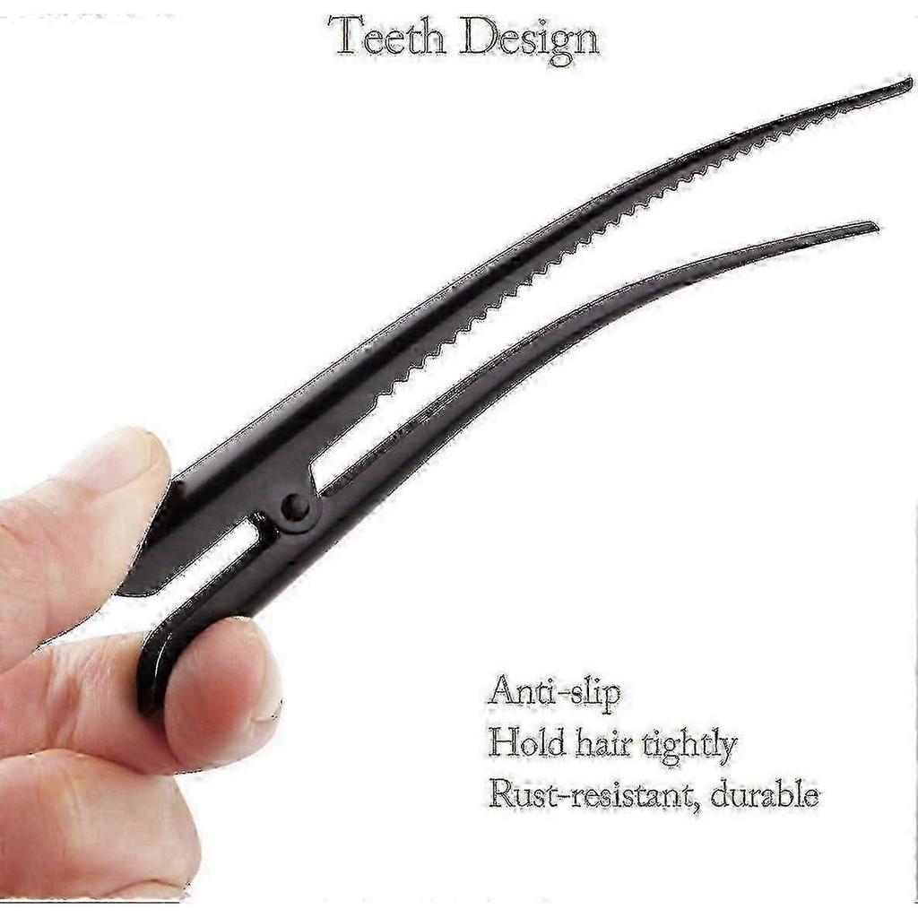 2026 Non-Slip Alligator Metal Hair Clips, 6pcs for Women & Girls, Strong Grip Fashion Hair Accessories for All Occasions