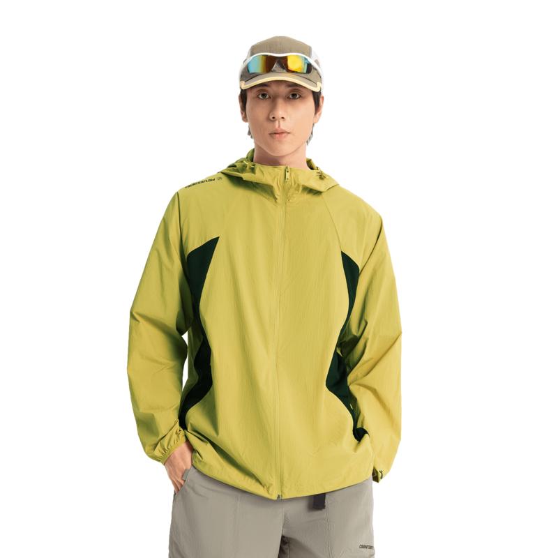 Li Ning Breathable UV Protection Sun Protection Clothing Trench Coat Men's Mixed Yellow AFDV371-6