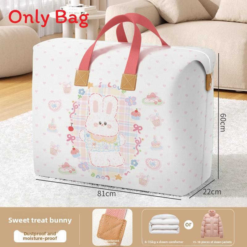 Nonwoven Fabric Quilt Storage Bag With Large Capacity For Bedroom And Moving Use