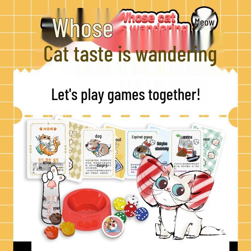 Wandering Cat: A Creative Tabletop Game for 4-10 Players