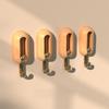 4pcs Non-Perforated Load-Bearing Hook Wall Mounted Non-Marking Hook  Home Organization