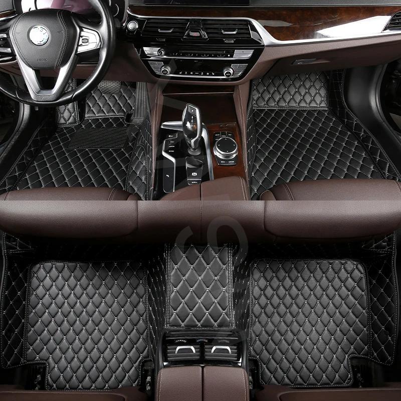 Hoge Kwaliteit Custom Vloermatten voor de Meeste Modellen Auto Interieur Details Auto Accessoires Tapijt Kofferbakmatten