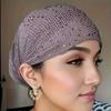 Cappello in Maglia con Strass da Donna, Copricapo Elastico con Strass, Cappello Elastico per Capelli Adatto a Tutte le Età, Cappello in Rete Facile da Trasportare